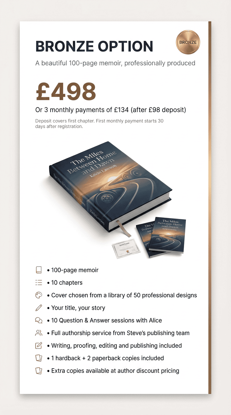 Registration for Talk Your Story event with book offer and storytelling sessions.