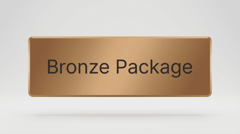 Bronze Package registration button for Talk Your Story event.