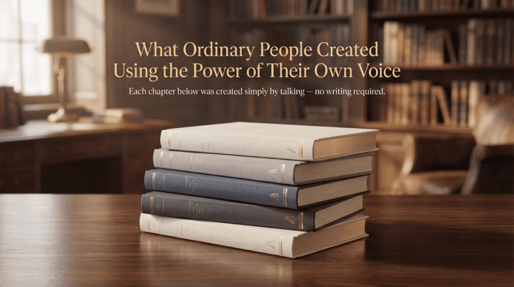 Stack of books on a wooden table in a cozy library setting.